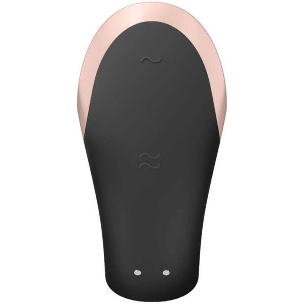 Вибратор для пар Satisfyer Double Love, 8,6 см (черный) 19220 фото