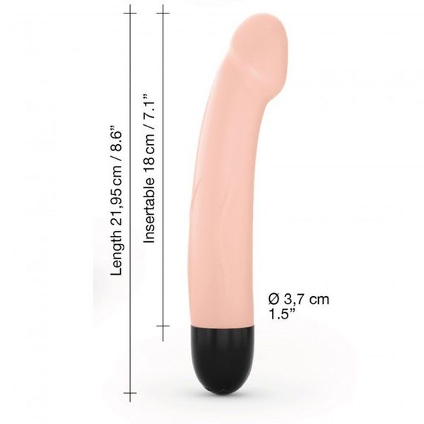 Вибратор для точки G Dorcel Real 2.0, 22 см (телесный) 12821 фото