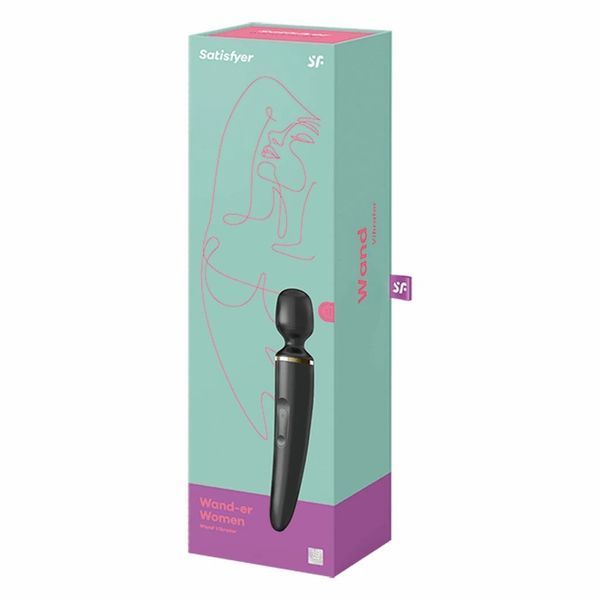 Вібромасажер Satisfyer Wand-er Woman, 34 см (чорний) 38470 фото