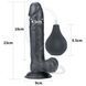 Фаллоимитатор LoveToy Squirt Extreme 9, 23 см (чёрный) 28860 фото 2