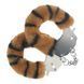 Наручники Ouch! Heavy-duty Fluffy Handcuffs (коричневый) 218060 фото 1