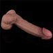 Фаломіметатор Lovetoy Dual Layered, 22,5 см (коричневий) 46738 фото 7