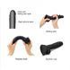Фалоімітатор Strap-On-Me Sliding Skin Realistic XXL, 15,8 см (чорний) 13736 фото 3
