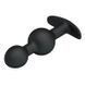 Анальна пробка Pretty Love silicone Anal balls, 10,4 см (черный) 15490 фото 3