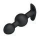 Анальна пробка Pretty Love silicone Anal balls, 10,4 см (черный) 15490 фото 5