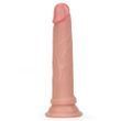 Фалоімітатор Dual-Layered Liquid Silicone Nature Cock, 18,5 см (тілесний) 44220 фото