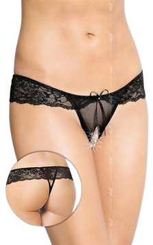 Трусики-стрінги SoftLine G-String 2443, S/M (чорний) 48611_EU фото