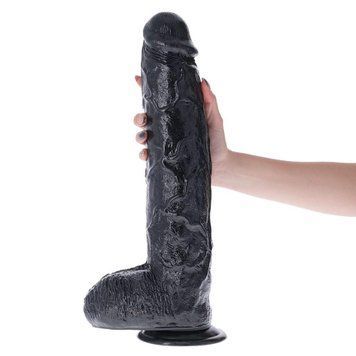 Фалоімітатор Toyz4lovers Extreme Augustus, 43 см (чорний) 203094 фото