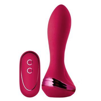 Анальная пробка Dream Toys Sparkling Isabella, 13,6 см (красный) 36728 фото
