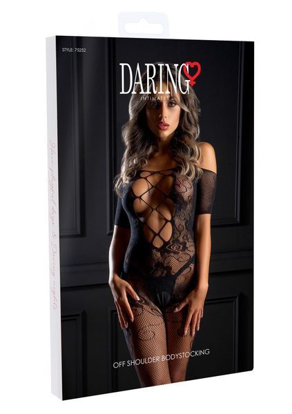 Бодістокінг Daring Intimates Off the Shoulder (чорний) 58890_EU фото