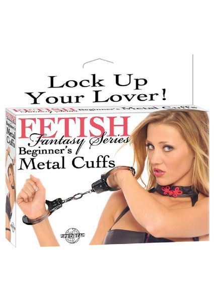Наручники Fetish Fantasy Beginner Metal Cuffs (серебристый) 8096 фото