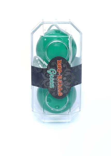 Вагинальные шарики Boss Series Duo Balls, 21 см (зеленый) 20234 фото