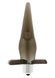 Анальная пробка ToyJoy Power Buttplug, 11.5 см (серый) 38251 фото 1