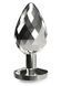 Анальна пробка Anal Play Disco Diamond Plug Large, 9,7 см (сріблястий) 104118 фото 2