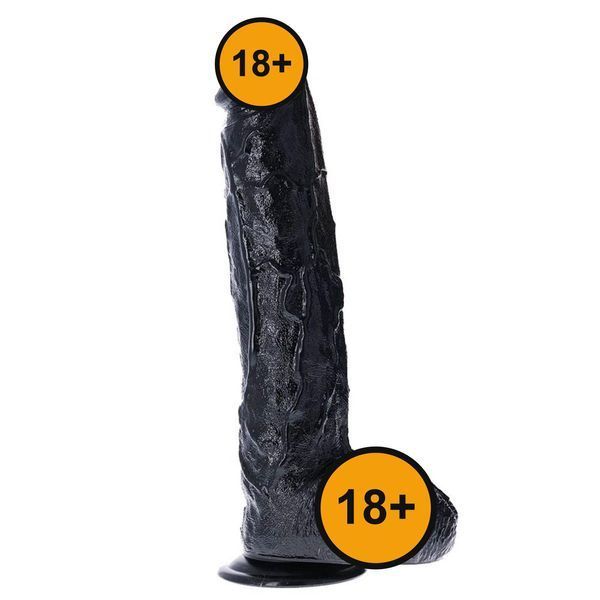Фалоімітатор Toyz4lovers Extreme Augustus, 43 см (чорний) 203094 фото