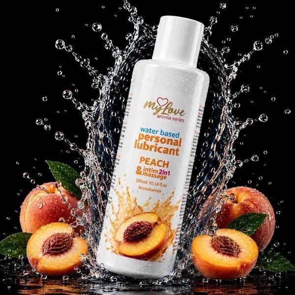 Лубрикант MyLove Aroma Series Intim&Massage 2in1 Peach, 300 мл 253150 фото