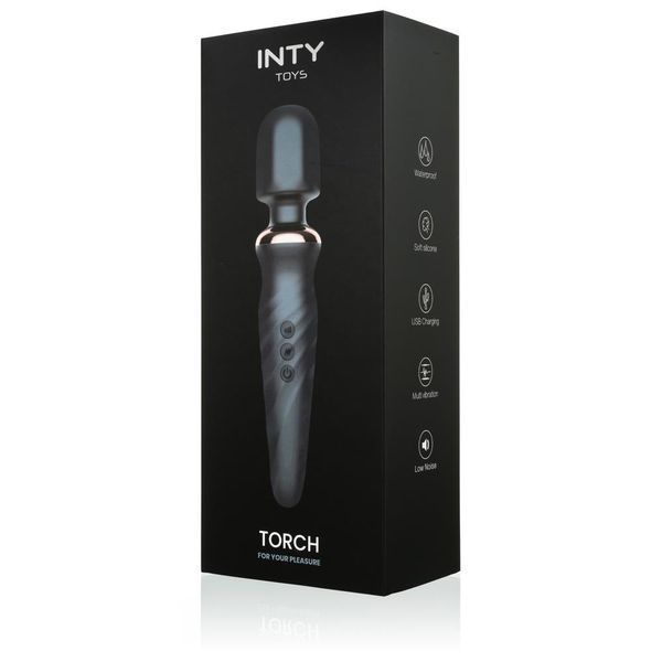 Вібромасажер Inty Toys Torch, 23 см (чорний) 87352 фото