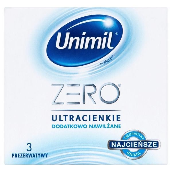 Презервативи Unimil Zero Ультратонкі 3 шт. 26430 фото