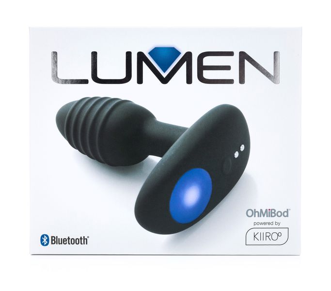 Анальная пробка Kiiroo OhMiBod Lumen, 10,1 см (черный) 69354 фото