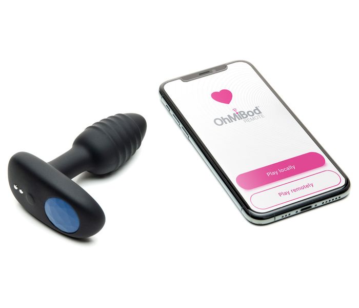 Анальная пробка Kiiroo OhMiBod Lumen, 10,1 см (черный) 69354 фото