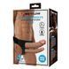 Страпон Pretty Love Harness Briefs Keaven, 17.5 см (коричневый) 81800 фото 8