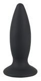 Анальна пробка Black Velvets Rechargeable Plug M, 12,5 см (черный) 14894 фото