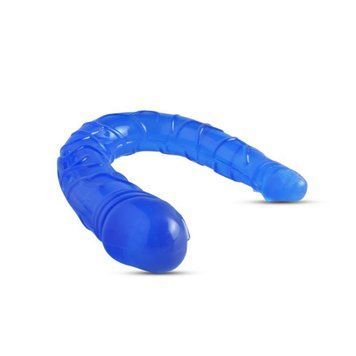 Двухсторонний фаллоимитатор Toyz4lovers Twin Pley, 15 см (синий) 73820 фото