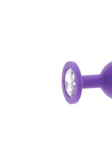 Анальная пробка ToyJoy Anal Play Diamond Booty Jewel M, 8 см (фиолетовый) 121548 фото