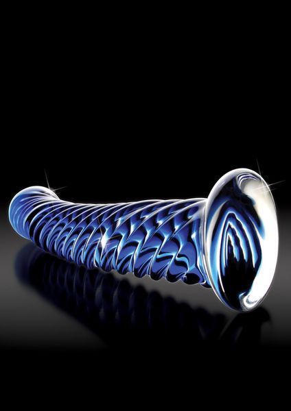 Фалоімітатор Icicles Model 29, 19 см (синій) 77450 фото