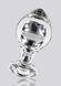 Анальна пробка Glass Worxx Brilliant Star, 9 см (прозорий) 54616 фото 4