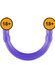 Двухсторонний фаллоимитатор ToyJoy Double Digger, 45 см (фиолетовый) 76410 фото 3
