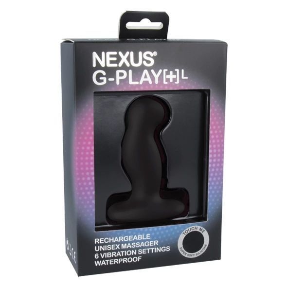 Массажер простаты Nexus G-Play Plus Large, 10 см (чёрный) 40192 фото