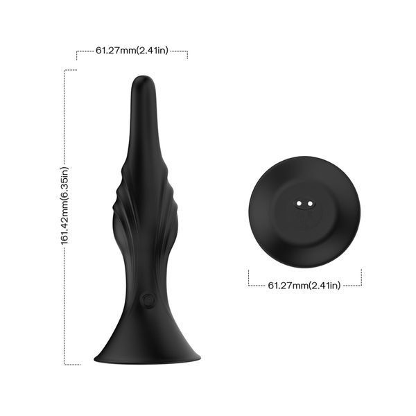 Анальна пробка B-Series Joy Rocket Black, 16.1 см (чорний) 47805_EU фото