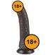 Фаллоимитатор Sliding-Skin Dual Layer Dong 7.5'', 19.5 см (черный) 116422 фото 13