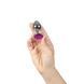 Анальная пробка Secret Play Metal Butt Plug Fuchsia M, 8,5 см (фуксия) 36744 фото 5