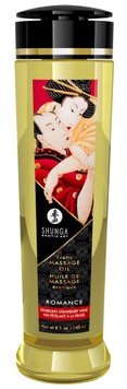 Массажное масло Shunga Erotic Massage Oil клубника с шампанским, 240 мл 15116 фото