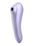 Вібратор з вакуумним стимулятором клітора Satisfyer Dual Pleasure (бузковий) 21020 фото