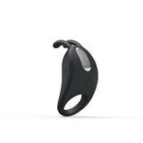Эрекционное кольцо Pretty Love Rabbit Vibrator, 7,5 см (черный) 64322 фото