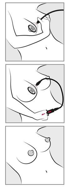 Вакуумная помпа Bad Kitty Vibrating Nipple Cup, 46 см (прозрачный) 82082 фото