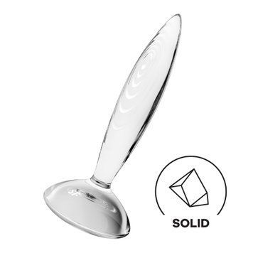 Анальная пробка Satisfyer Sparkling Crystal, 19 см (прозрачный) 53158 фото