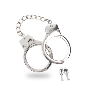 Наручники Taboom Silver Plated BDSM Handcuffs, 6,5 см (серебристый) 34841 фото