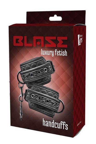 Наручники Blaze Luxury Fetish Handcuffs (черный) 78784 фото