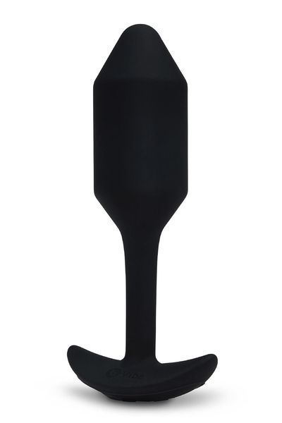 Анальна пробка B-Vibe Vibrating Snug Plug 2, 12.4 см (чорний) 104280 фото