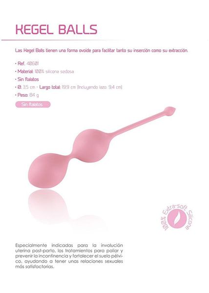 Вагинальные шарики Femintimate Kegel Balls, 19,9 см (розовый) 4622 фото