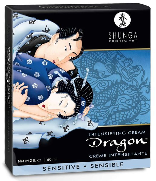 Стимулирующий крем для пар Shunga Dragon Cream Sensitive, 60 мл 16317 фото