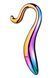 Фалоімітатор Glamour Glass Elegant Curved, 18 см (мульті) 78808 фото 3
