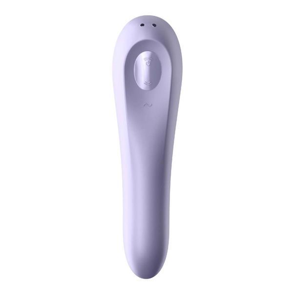 Вибратор с вакуумным стимулятором клитора Satisfyer Dual Pleasure (сиреневый) 21020 фото