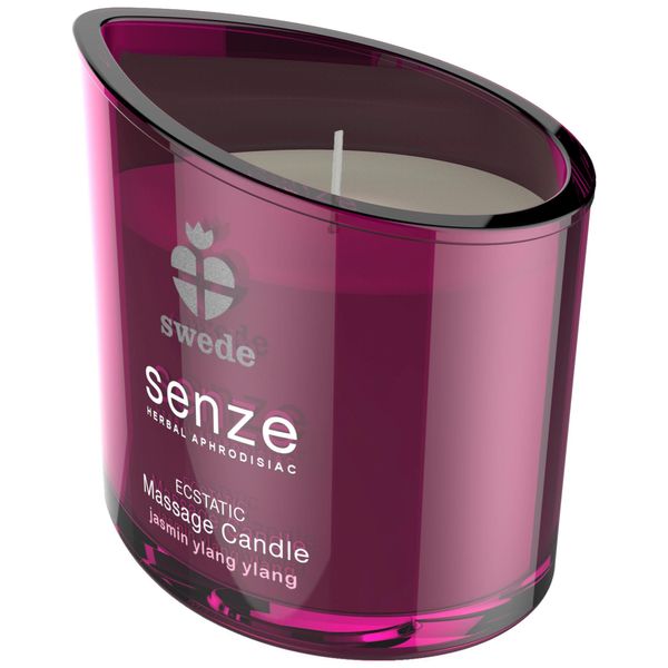 Массажная свеча Senze Ecstatic Massage Candle жасмин/иланг-иланг, 50 мл 15001 фото