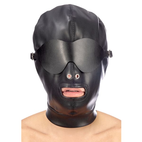 Маска Fetish Tentation Enjoy Pain BDSM Hood With Mask, (черный) 18104 фото