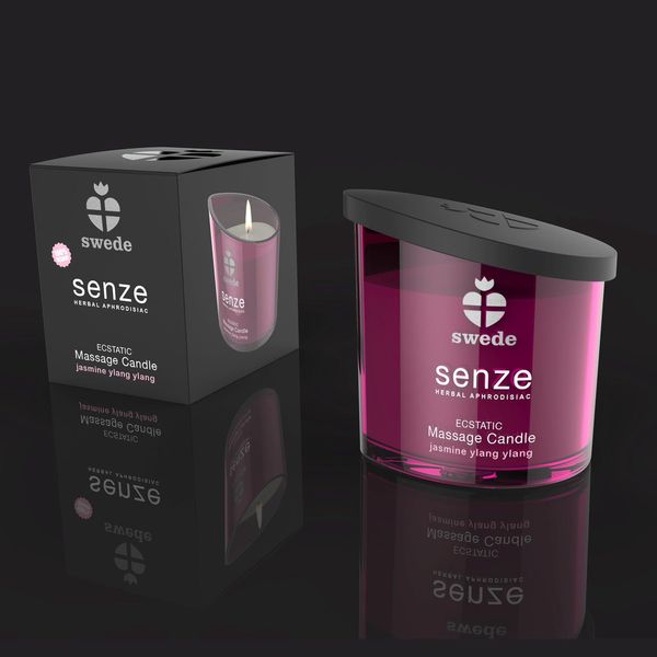 Массажная свеча Senze Ecstatic Massage Candle жасмин/иланг-иланг, 50 мл 15001 фото